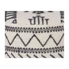 Pouf tribal 45 cm de haut
