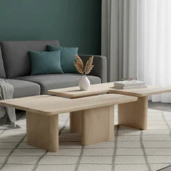 Set de 2 Table basse 110x70 cm | Ariel II