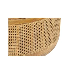 Set de 2 tables basses manguier et cannage