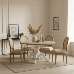 Table à dîner ronde "Mosaique"