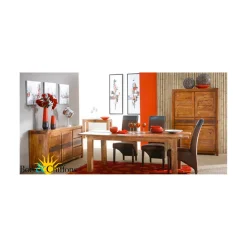 Table à manger rectangulaire 180 cm | Acacia Tatoo