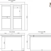 Table a manger carrée 140 cm | Acacia Moon