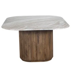 Table a manger plateau marbre 170x130 | Manguier Kfir III