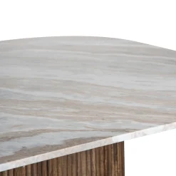 Table a manger plateau marbre 170x130 | Manguier Kfir III