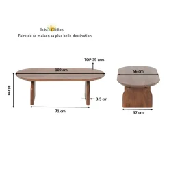 Table basse 110 cm | Ariel II