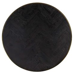 Table basse Blackbone gold set de 2 rond