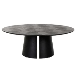Table basse Blax 110Ø (noir)