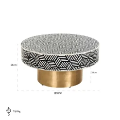 Table basse Bliss 90Ø