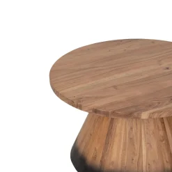 Table basse bois ronde 70 cm | Acacia Dimona