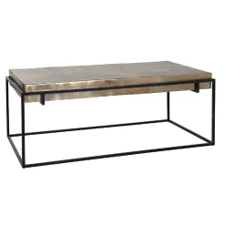 Table basse Calloway champagne or