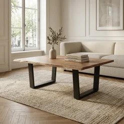 Table basse carrée 100 cm | Acacia Forest