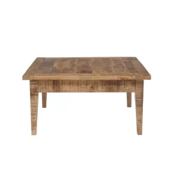 Table basse carrée 2 tiroirs | Manguier Farm II