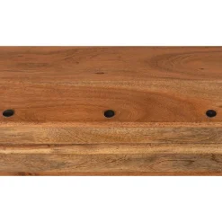 Table basse coffre carrée en acacia massif