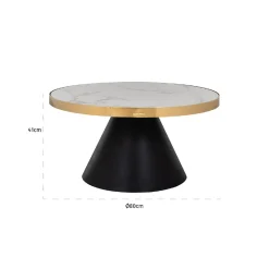 Table basse Odin rond Ø80