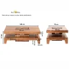Table basse rectangulaire 140 cm | Acacia Kavish II