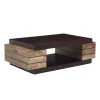 Table basse rectangulaire bois bicolore | Manguier Herods