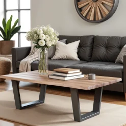 Table basse rectangulaire 150cm en acacia massif | Acacia Forest