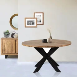 Table basse ronde 90 cm | Acacia Bunting