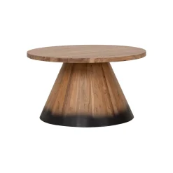 Table basse ronde bois 80 cm | Acacia Dimona