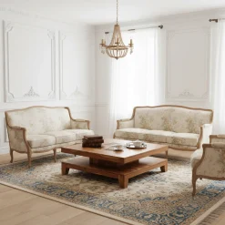 Table basse 85x85 cm | Acacia Kavish II