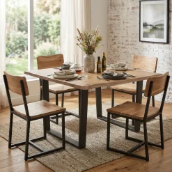 Table carrée 140 cm | Acacia Forest