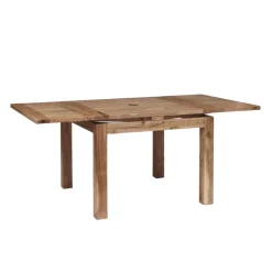 Table carrée 70x70 à rallonges