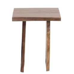 Table d'appoint a bord naturel | Acacia Sansur