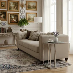 Table d'appoint Blackbone silver