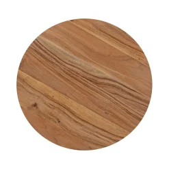 Table d'appoint ronde bois massif | Acacia Kfir