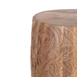 Table d'appoint sculptée | Mango Marudai