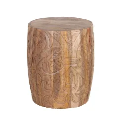 Table d'appoint sculptée | Mango Marudai