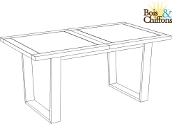 Table de repas extensible | Acacia Forest