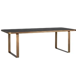 Table de repas Hunter 230 (noir rustic)