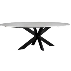 Table de repas Lexington ovaal 230 (blanc)