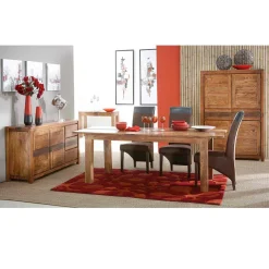 Table de repas rectangulaire 155 cm | Acacia Tatoo
