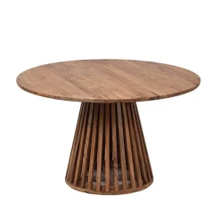 Table de repas ronde bois massif | Acacia Kfir