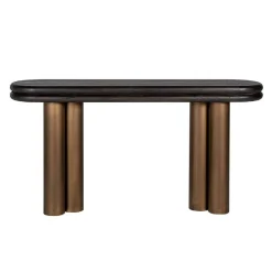 Table Macaron (noir rustic)