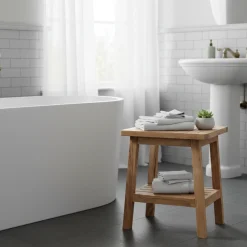 Tabouret avec etagere | Acacia Terra