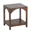 Tabouret avec etagere a lattes | Acacia Hiputa
