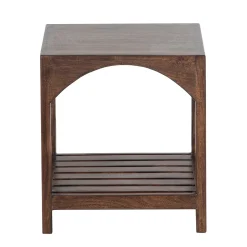 Tabouret avec etagere a lattes | Acacia Hiputa
