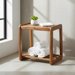 Tabouret avec étagères | Umar
