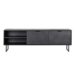 TV-dressoir Blax 2-kleppen 1-plank (noir)