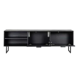 TV-dressoir Blax 2-kleppen 1-plank (noir)