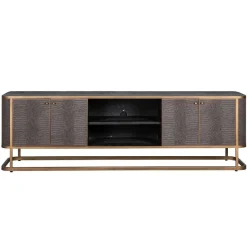 TV-dressoir Classio 4-deuren (brossé or)