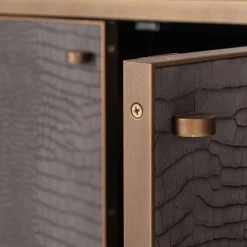 TV-dressoir Classio 4-deuren (brossé or)