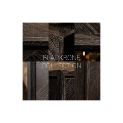 TV-dressoir noirbone laiton 4-deuren 200 (noir rustic)