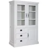 Vitrine 3 portes 3 tiroirs | Pin Charme