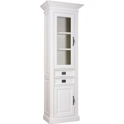 Vitrine 2x1 porte 2 tiroirs - tourne à gauche "Romance"