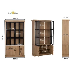 Vitrine 2x2 Portes | Gali
