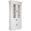 Vitrine 2x2 portes 1 tiroir "Romance"